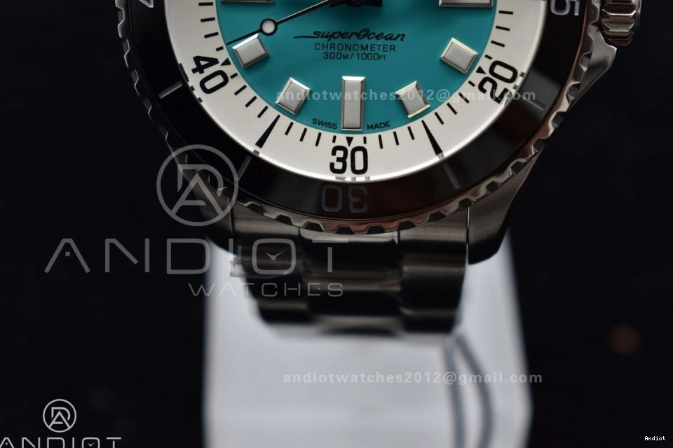 Bracelet Tiffany SS TF Best 1:1 on SuperOcean A2824 Automatic Dial Blue 44 Edition 0405